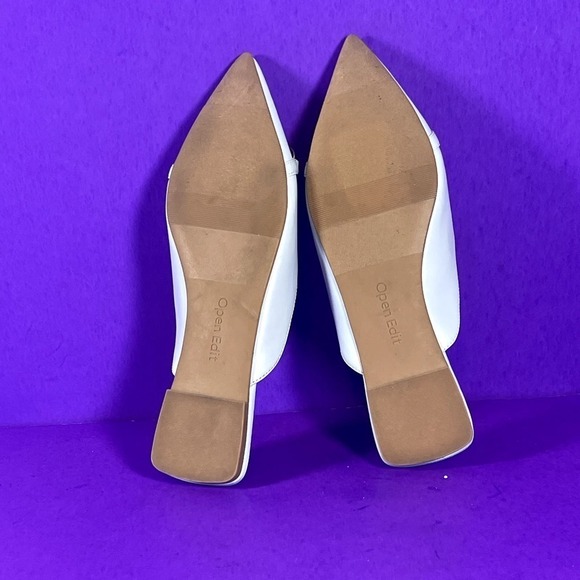 Open Edit Women's Baby Blue Kristina Pointed Toe Mule Shoe Size 7.5-NEW - Picture 8 of 10